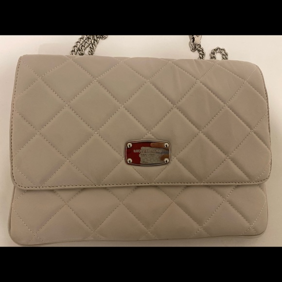 Vintage Cream Michael Kors Purse - Picture 1 of 6